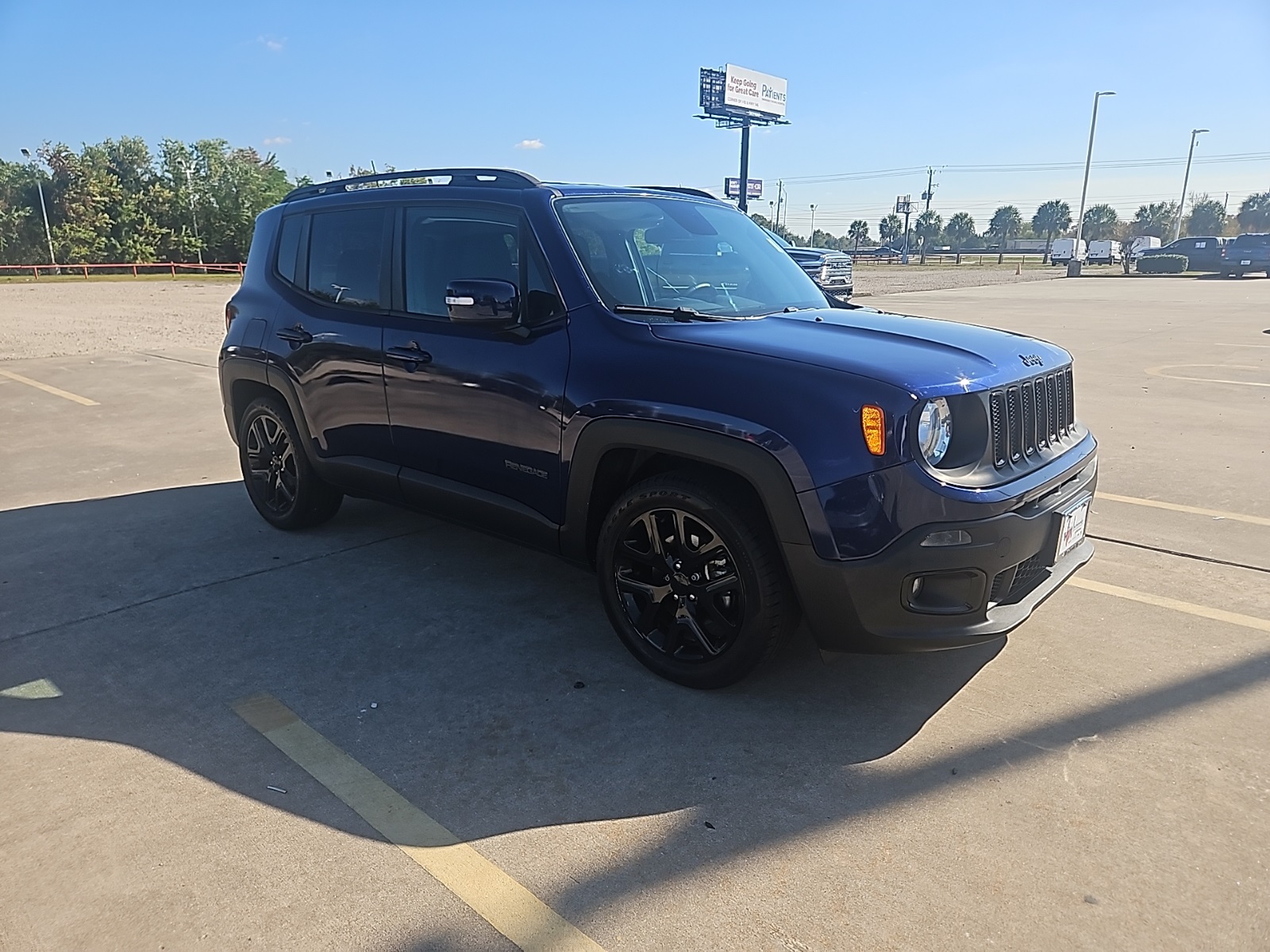 2018 Jeep Renegade Altitude Blue at DeMontrond Auto Country