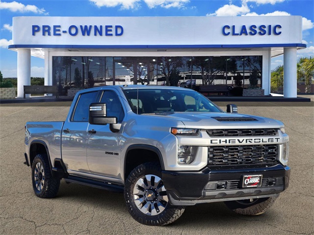 2022 Chevrolet Silverado 2500HD Custom Silver at North Houston Mitsubishi