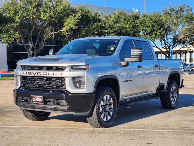 2022 Chevrolet Silverado 2500HD Custom Silver at North Houston Mitsubishi