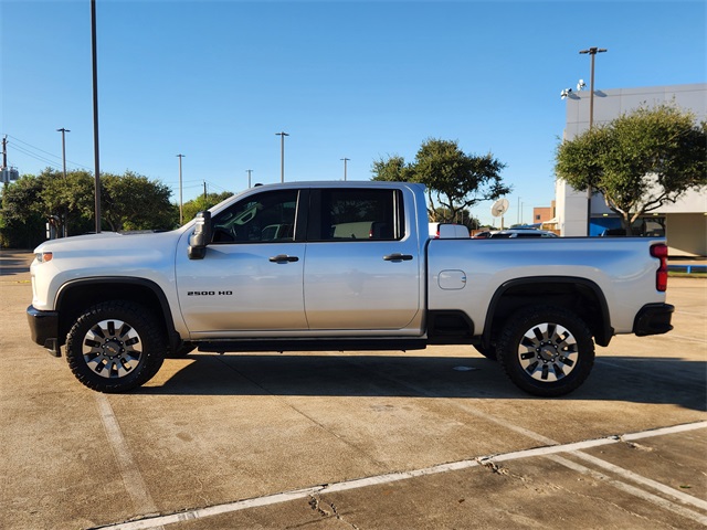 2022 Chevrolet Silverado 2500HD Custom Silver at North Houston Mitsubishi