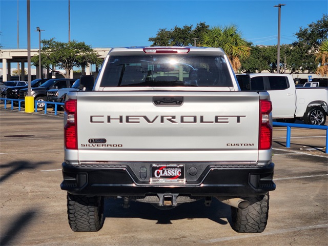 2022 Chevrolet Silverado 2500HD Custom Silver at North Houston Mitsubishi