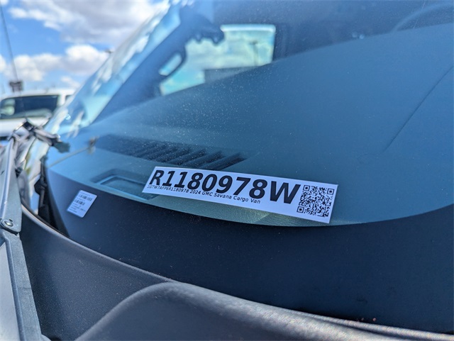 2024 GMC Savana 2500 Work Van White at Wharton Chevrolet GMC