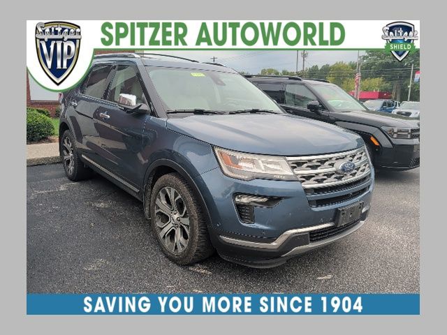 Blue Metallic 2019 Ford Explorer SUV / Crossover All-Wheel Drive 6-Speed Automatic