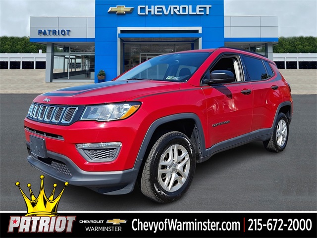 2018 Jeep Compass Sport for sale at PATRIOT CHEVROLET OF WARMINSTER