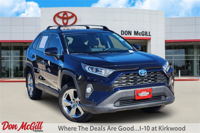 2021 Toyota RAV4 Hybrid XLE Premium Blue at Don McGill Toyota