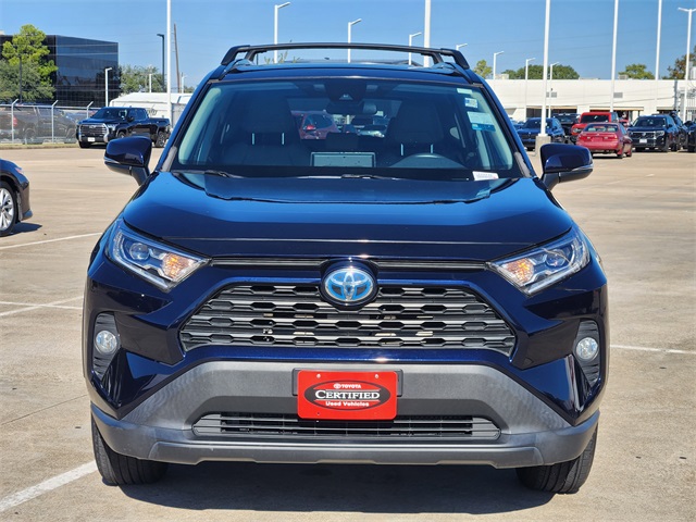 2021 Toyota RAV4 Hybrid XLE Premium Blue at Don McGill Toyota