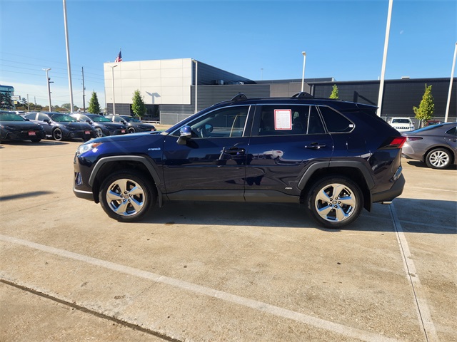 2021 Toyota RAV4 Hybrid XLE Premium Blue at Don McGill Toyota
