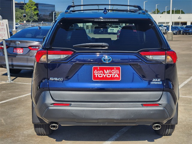 2021 Toyota RAV4 Hybrid XLE Premium Blue at Don McGill Toyota