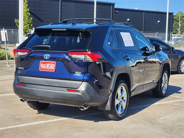 2021 Toyota RAV4 Hybrid XLE Premium Blue at Don McGill Toyota