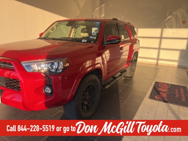 2024 Toyota 4Runner SR5 Premium Red at Don McGill Toyota