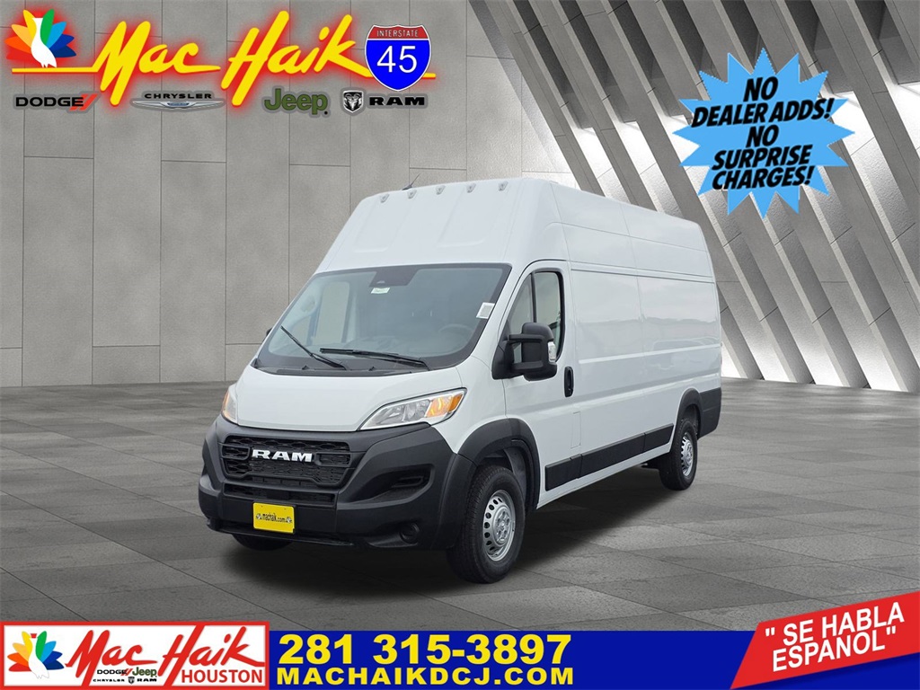 2026 Ram ProMaster 3500 Super High Roof White at River Oaks CDJR