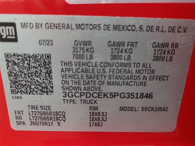 2023 – Chevrolet – Silverado 1500