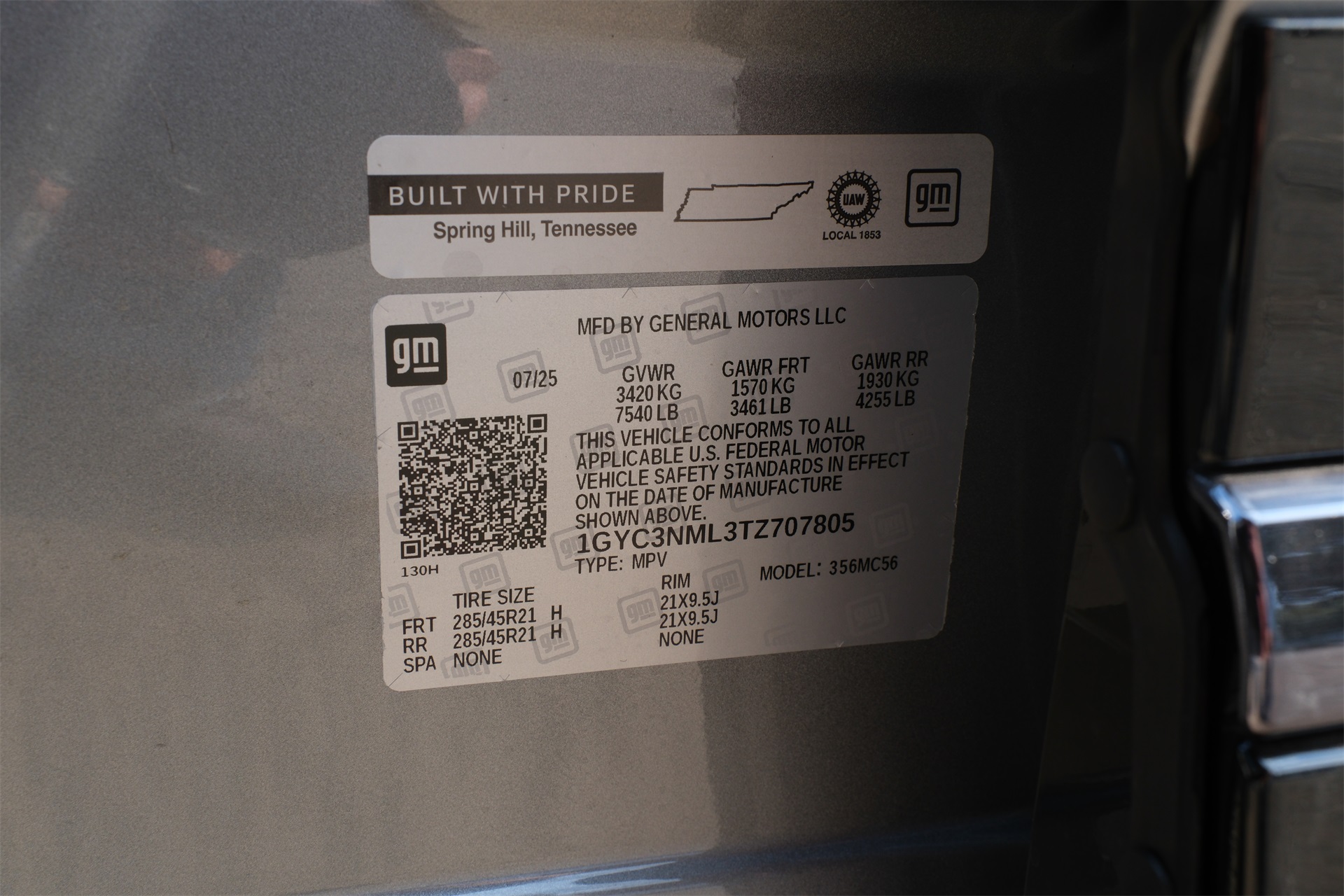 2026 Cadillac VISTIQ Sport Silver at Bayway Cadillac Southwest