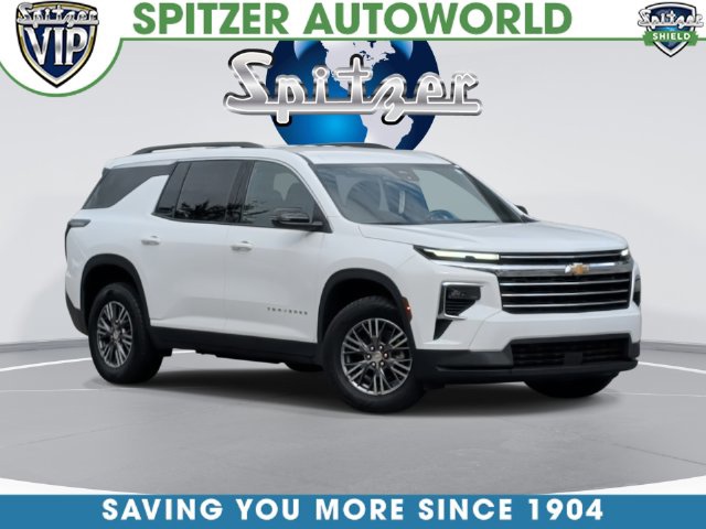 Summit White 2025 Chevrolet Traverse SUV / Crossover Four-Wheel Drive 8-Speed Automatic