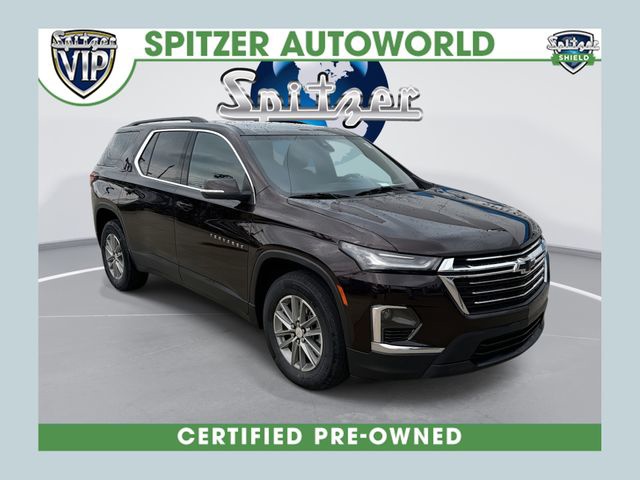 Black Cherry Metallic 2022 Chevrolet Traverse SUV / Crossover Front-Wheel Drive 9-Speed Automatic