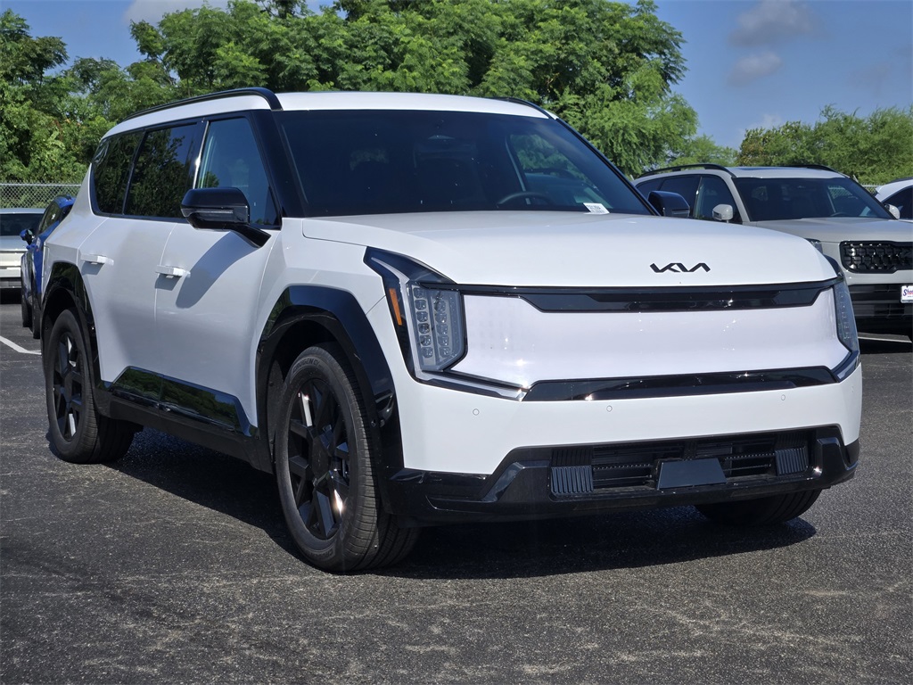 2026 Kia EV9 Land White at Shottenkirk Kia Fort Bend