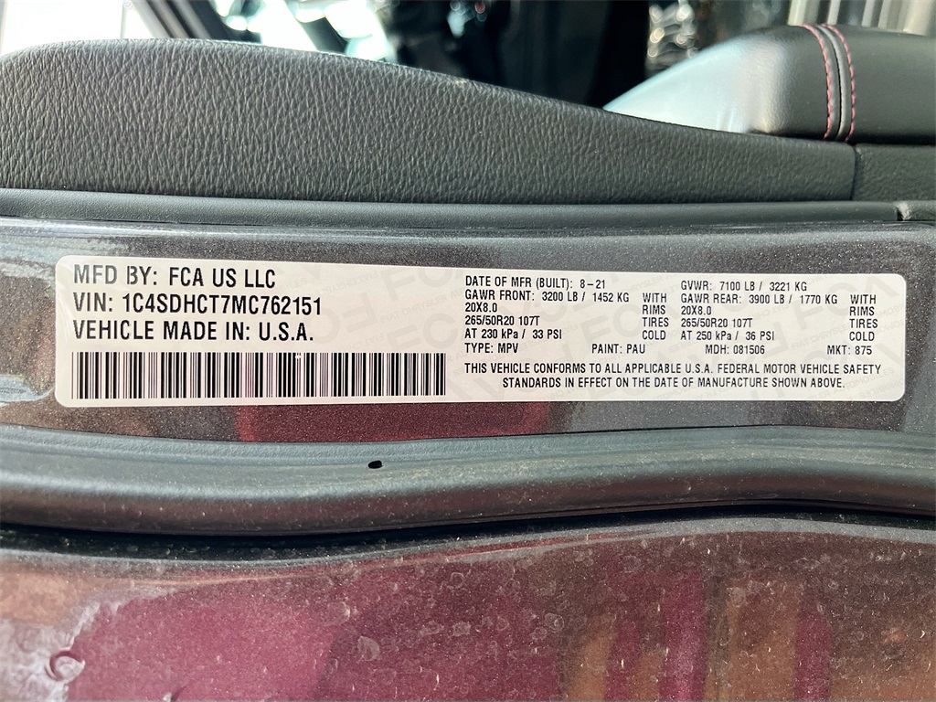 2021 Dodge Durango R/T Gray at Texan Dodge Chrysler Jeep Ram