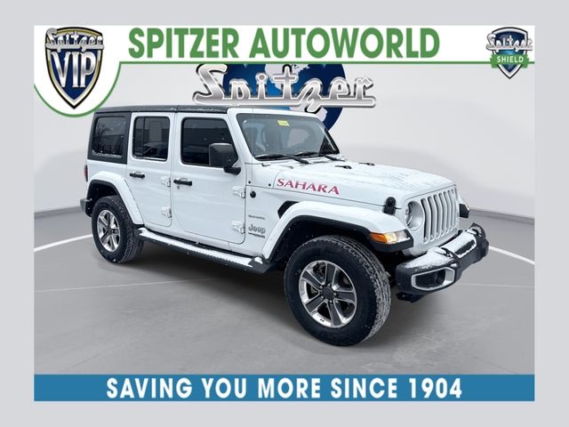 Bright White Clearcoat 2021 Jeep Wrangler Unlimited Sahara 4WD SUV / Crossover Four-Wheel Drive 8-Speed Automatic