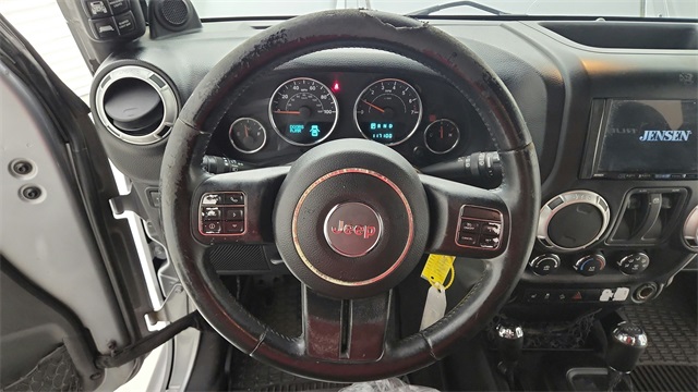 2014 Jeep Wrangler Rubicon Silver at Martin Chrysler Dodge Jeep Ram