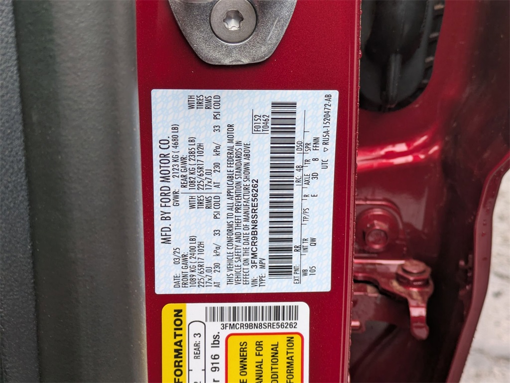 New 2025 Ford Bronco Sport For Sale in Findlay, OH