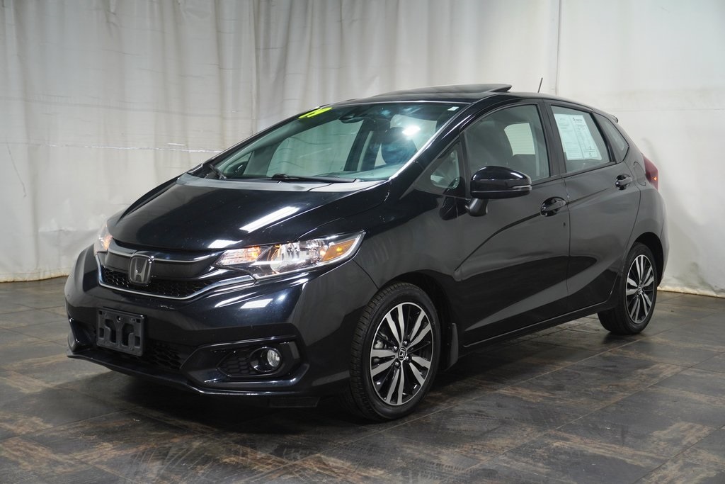 Used 2019 Honda Fit EX-L with VIN 3HGGK5H9XKM734154 for sale in Boardman, OH