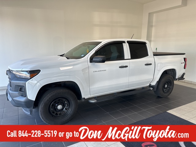 2023 Chevrolet Colorado Work Truck White at Classic Elite Chevrolet Hwy 6