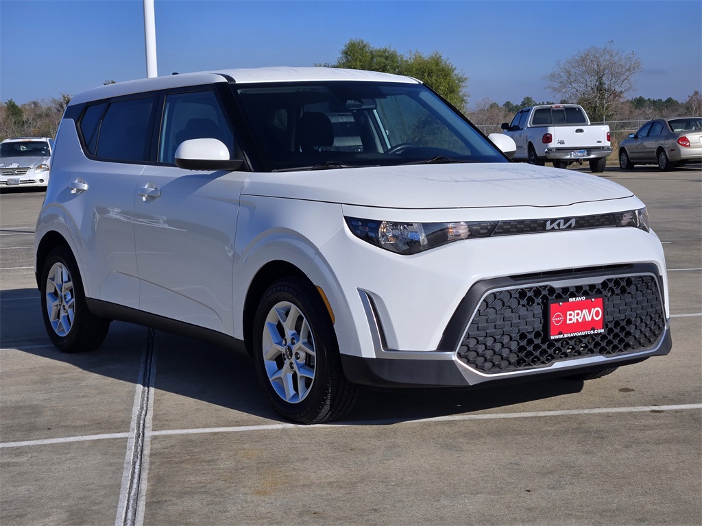 2023 Kia Soul LX White at DeMontrond Automotive Group