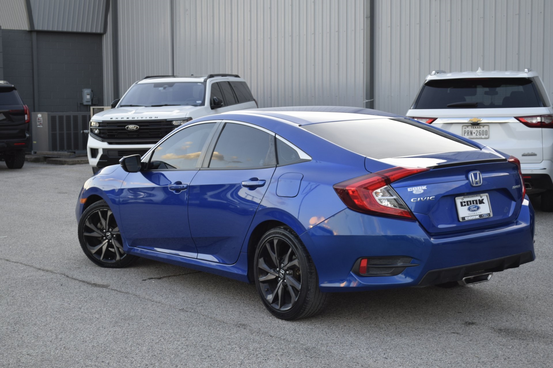 2021 Honda Civic Sport Blue at DeMontrond Gulf Freeway