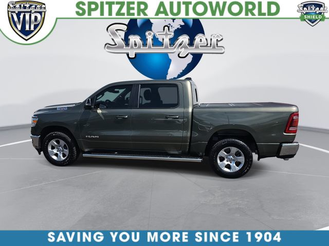 Olive Green Pearlcoat 2021 RAM 1500 Pickup Truck Four-Wheel Drive 8-Speed Automatic
