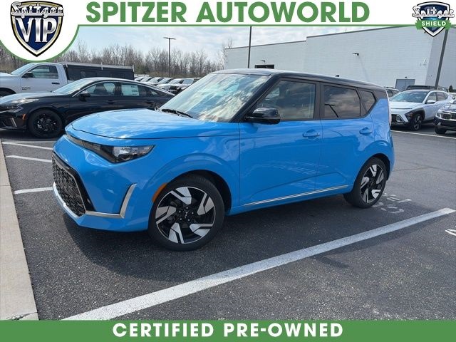 Surf Blue w/Black Roof 2024 Kia Soul GT-Line FWD SUV / Crossover Front-Wheel Drive Continuously Variable Transmission