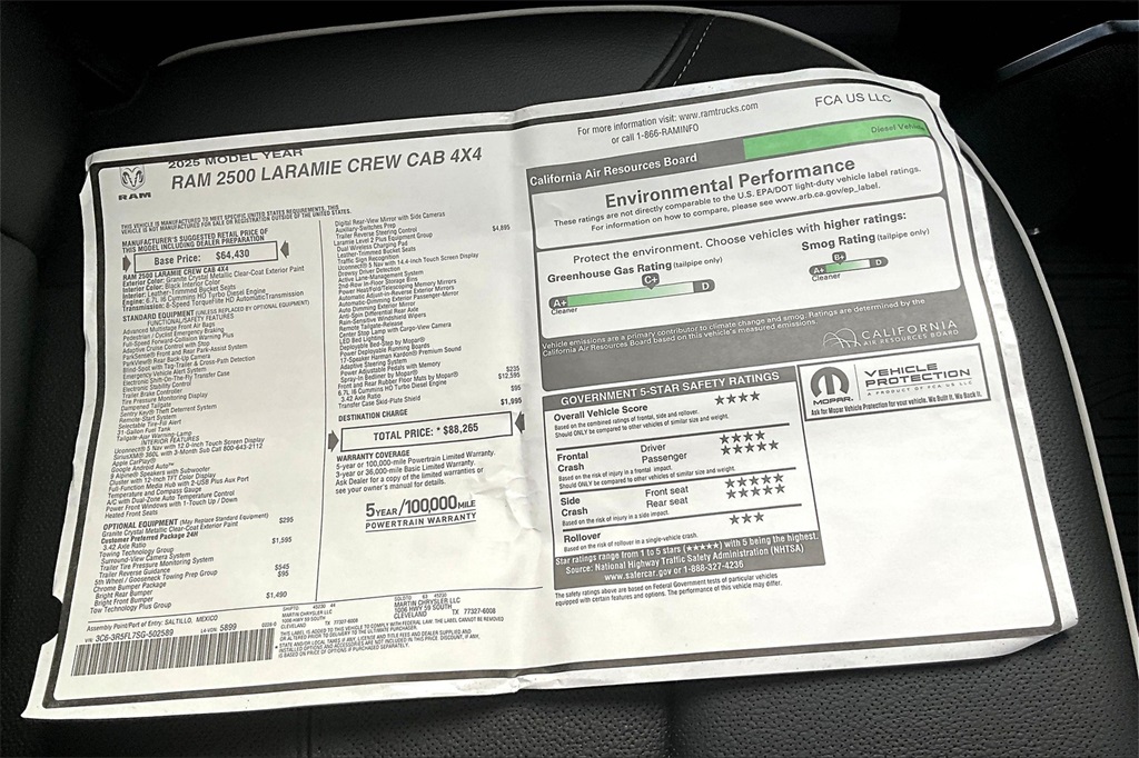 2025 Ram 2500 Laramie Gray at Texan Dodge Chrysler Jeep Ram