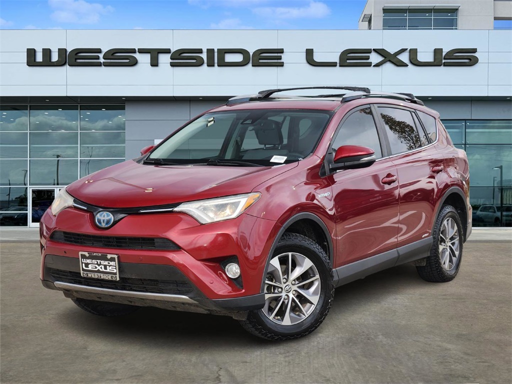 2018 Toyota RAV4 Hybrid XLE Red at Community Toyota