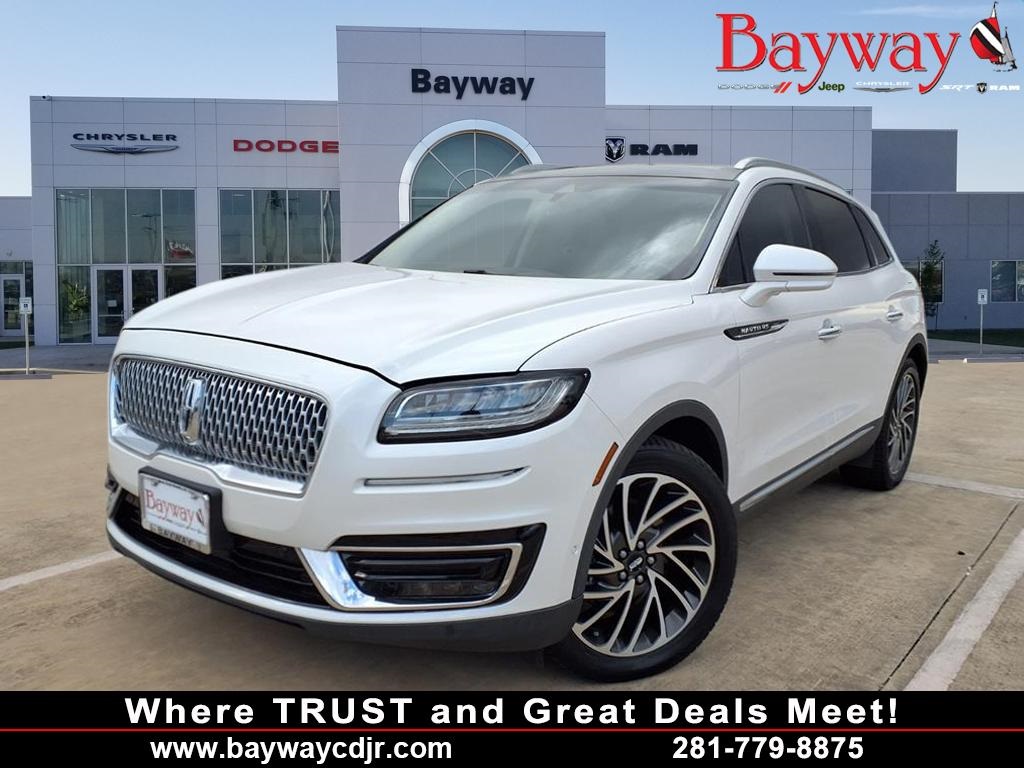 2019 Lincoln Nautilus Reserve White at Bayway Cadillac of The Woodlands