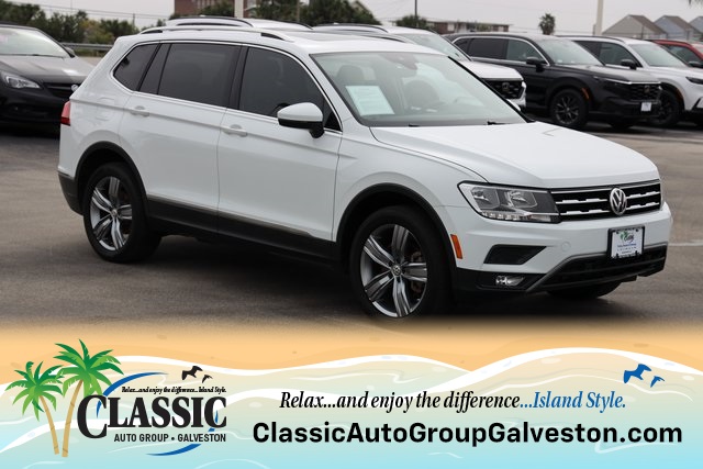 2021 Volkswagen Tiguan 2.0T SEL White at DeMontrond Automotive Group