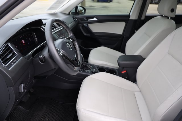 2021 Volkswagen Tiguan 2.0T SEL White at DeMontrond Automotive Group