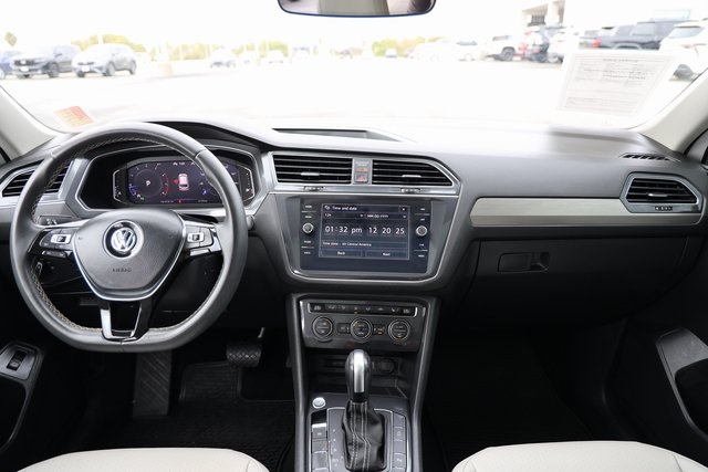 2021 Volkswagen Tiguan 2.0T SEL White at DeMontrond Automotive Group