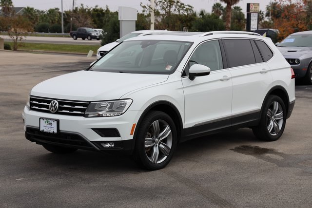 2021 Volkswagen Tiguan 2.0T SEL White at DeMontrond Automotive Group