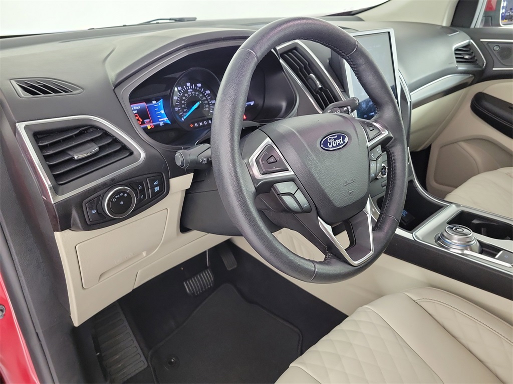 2024 Ford Edge Titanium Red at Durrett Motor Company