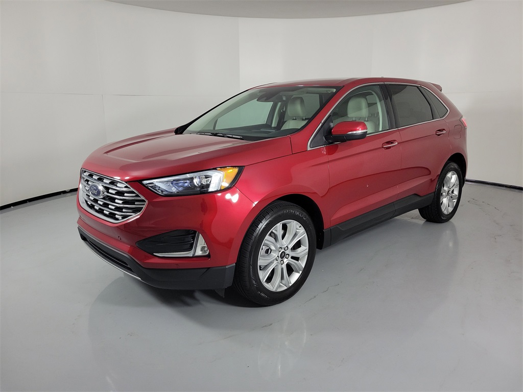 2024 Ford Edge Titanium Red at Durrett Motor Company