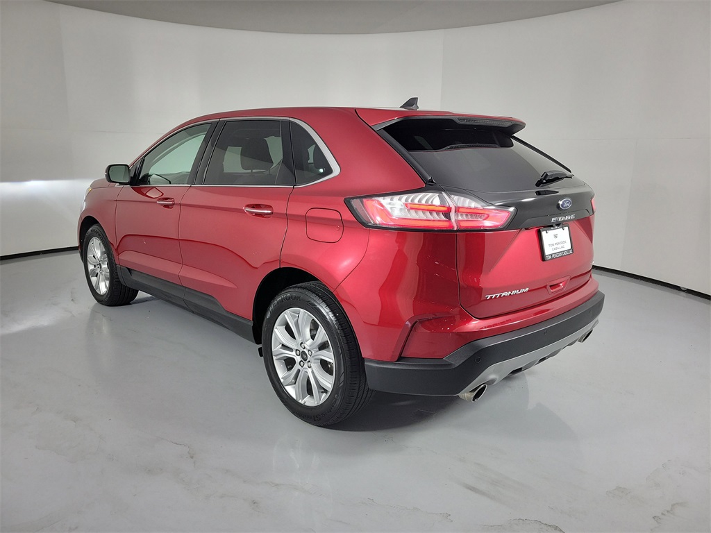 2024 Ford Edge Titanium Red at Durrett Motor Company