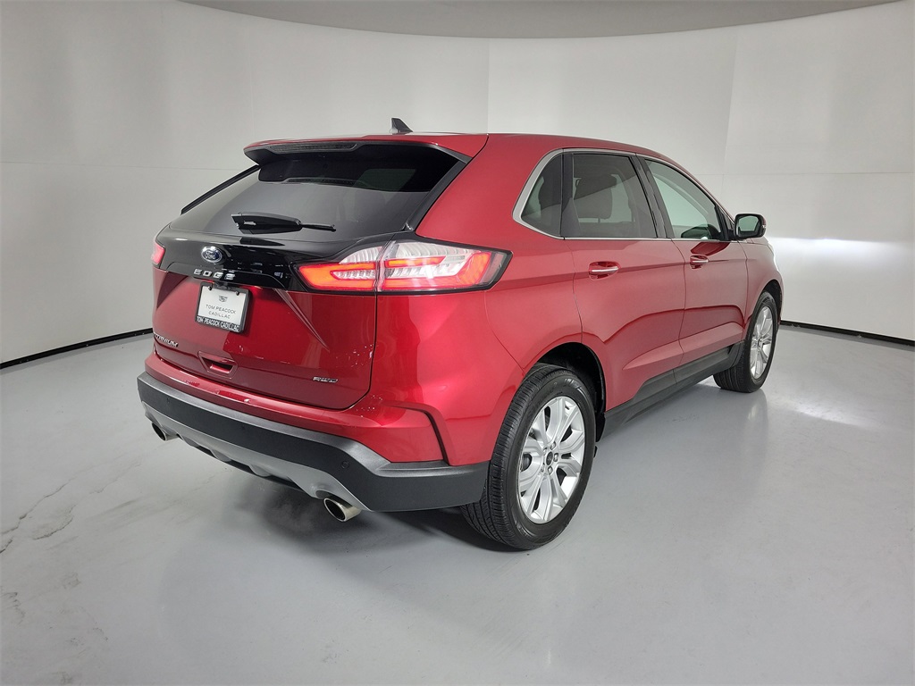 2024 Ford Edge Titanium Red at Durrett Motor Company