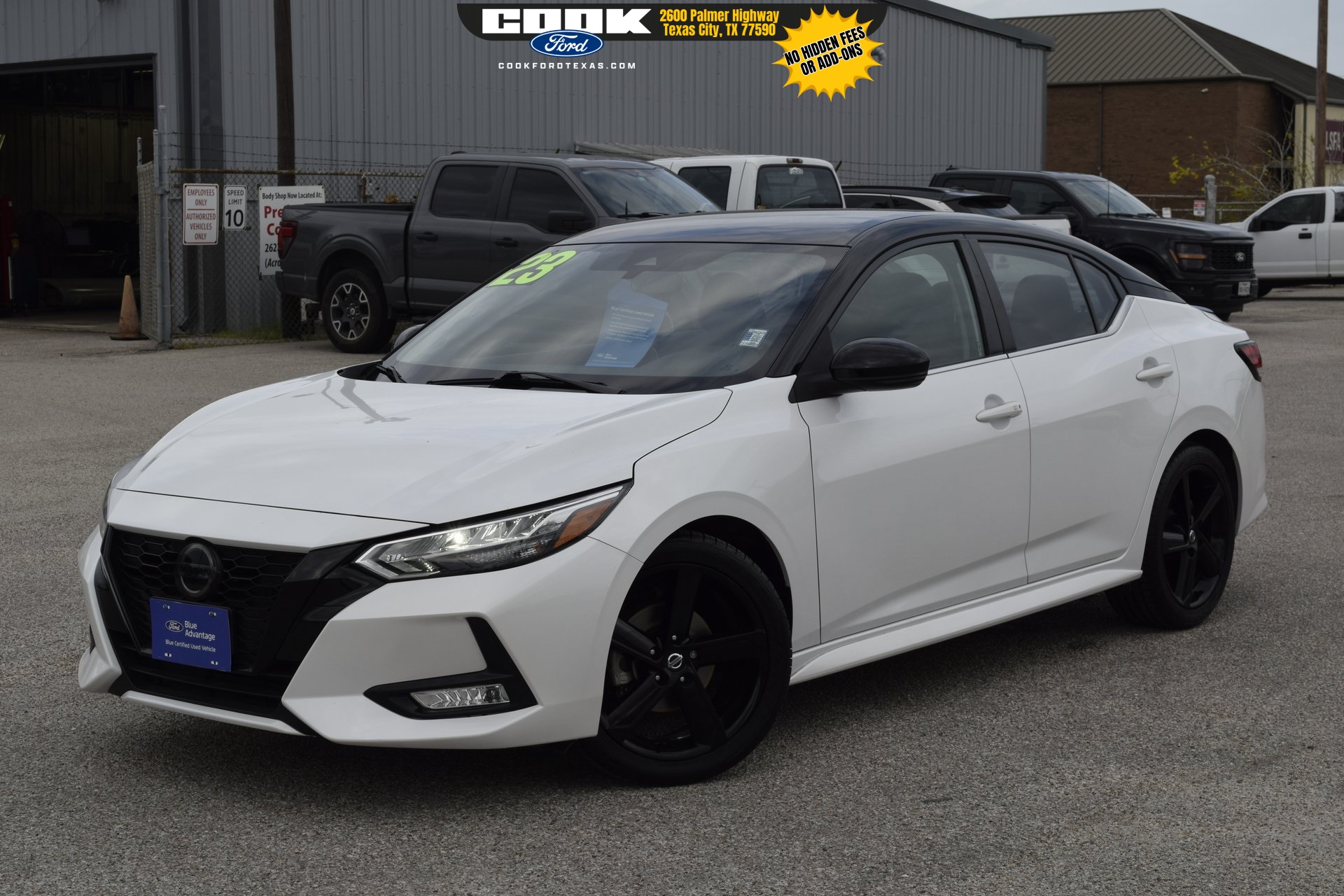 2023 Nissan Sentra SR White at Central Houston Nissan