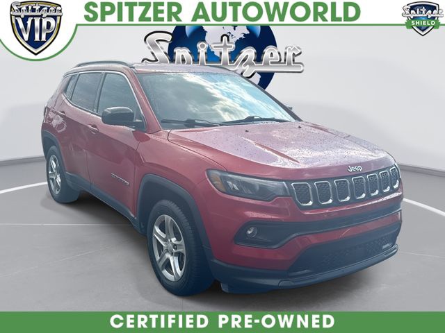 Redline Pearlcoat 2023 Jeep Compass SUV / Crossover Four-Wheel Drive 8-Speed Automatic