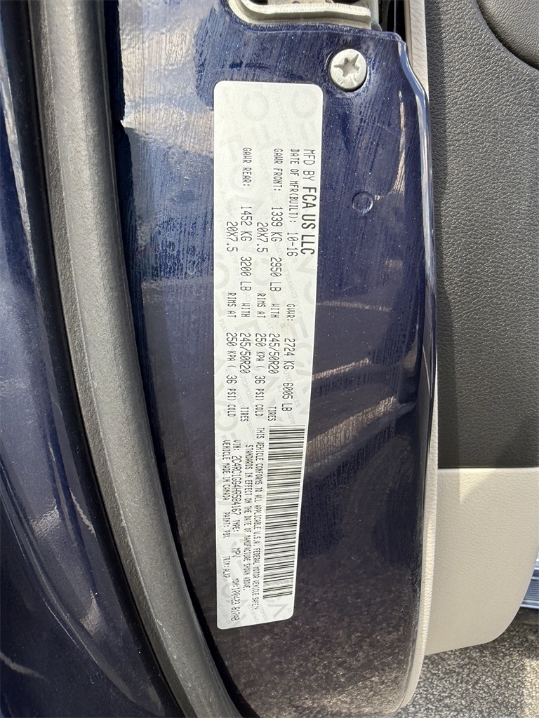 2017 Chrysler Pacifica Limited Blue at Parkway Family Mazda