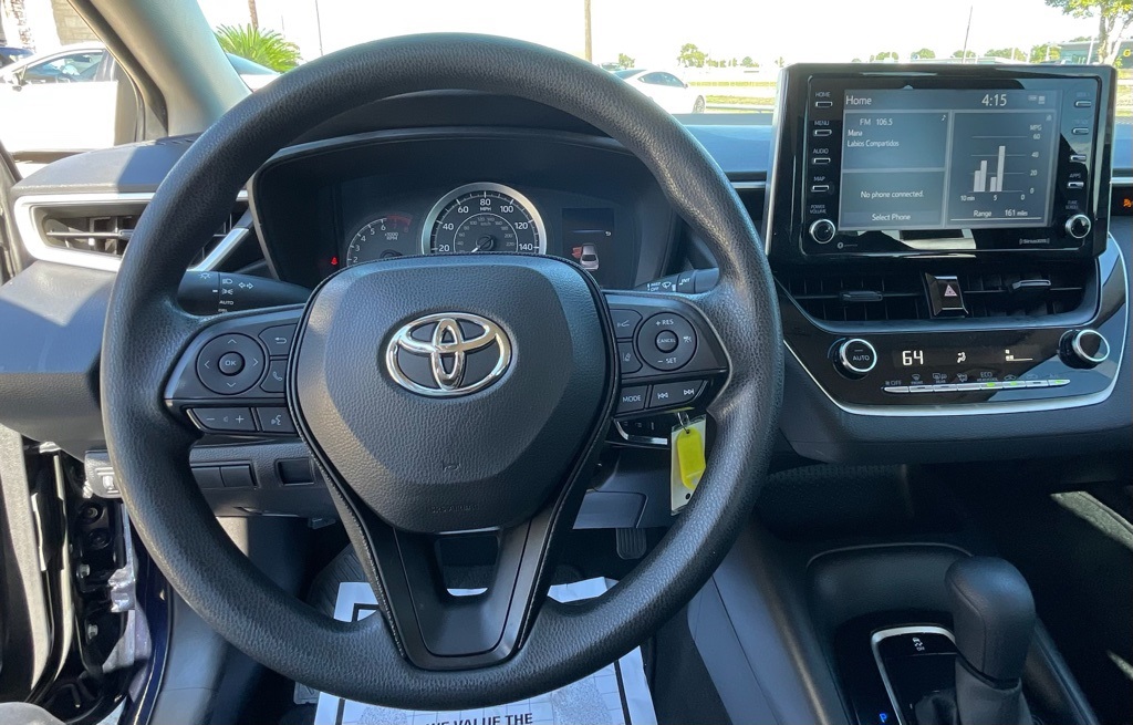 2021 Toyota Corolla LE Blue at DeMontrond Auto Country