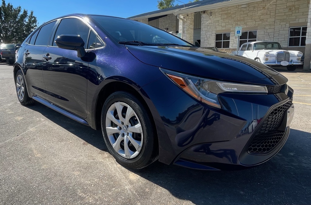 2021 Toyota Corolla LE Blue at DeMontrond Auto Country