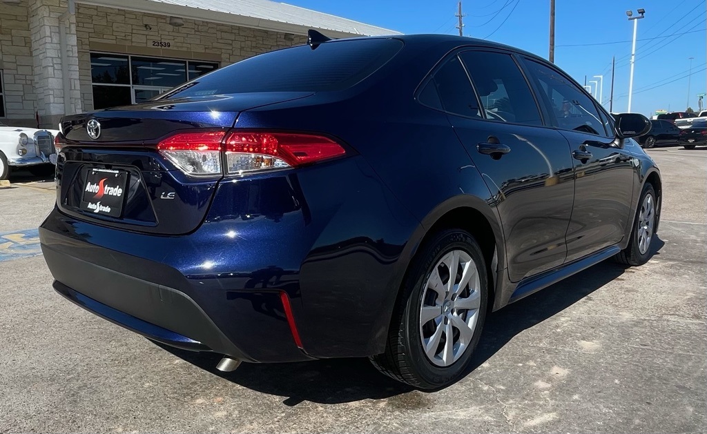 2021 Toyota Corolla LE Blue at DeMontrond Auto Country