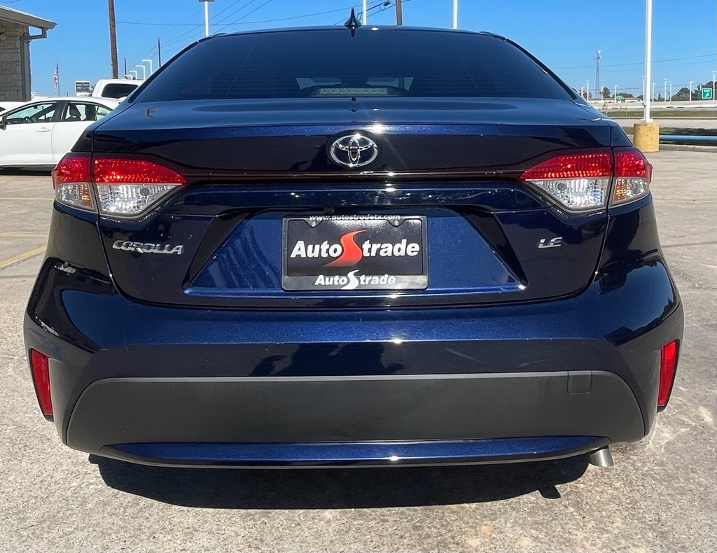 2021 Toyota Corolla LE Blue at DeMontrond Auto Country