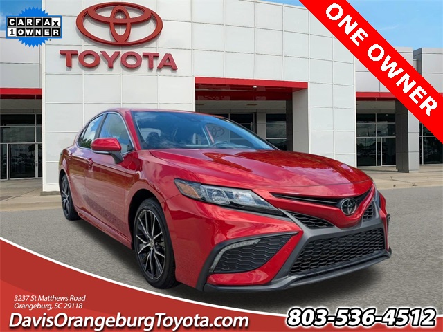 2024 Toyota Camry SE Red at Davis Toyota of Orangeburg