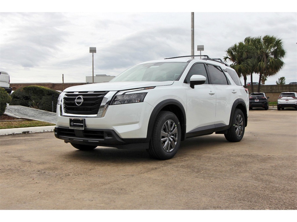 2025 Nissan Pathfinder SV White at Bravo Nissan